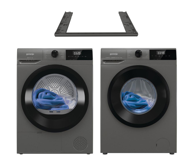ZESTAW Gorenje Suszarka DHNE82T/PL+Pralka W1NHPI84AST/PL+Łącznik SKHNE80S/C - 1547545 - zdjęcie 2